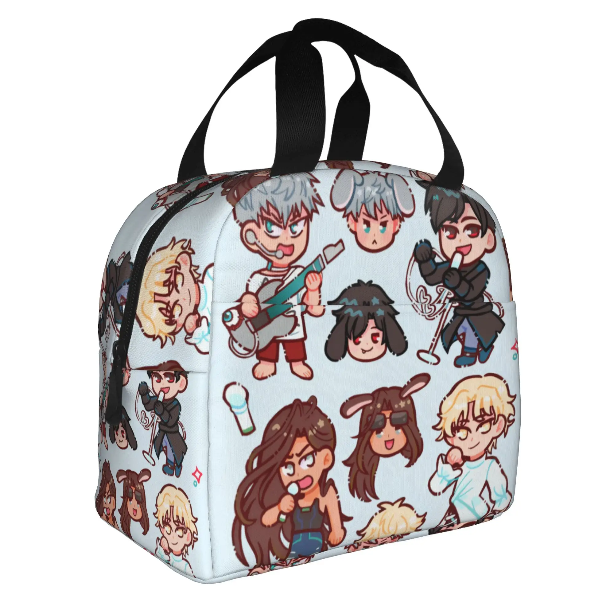 Aliens Stages Insulated Lunch Bags for Women Popular Comic Resuable Cooler Thermal Bento Box School
