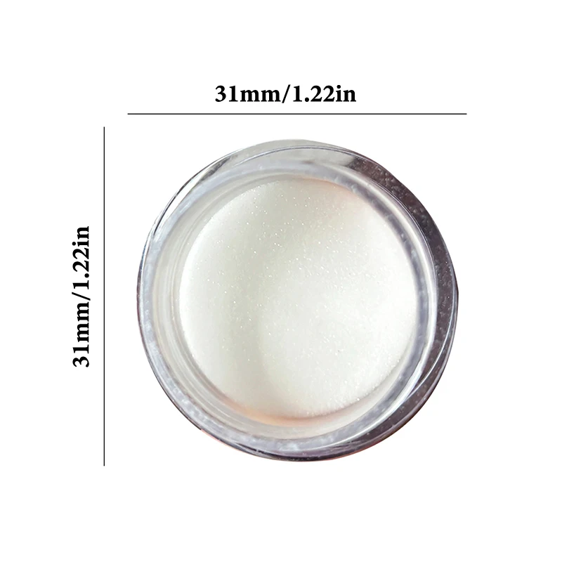 1Jar Nail Art Crystal Poeder Roze Wit Gesneden Patronen Fluweel Frosted Poeder Effen Kleur Franse Nagelverlenging Glitter Poeder D