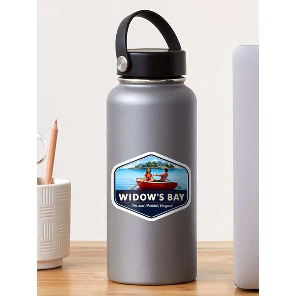 Greetings From Widow's Bay - Widow's Bay Sticker for Laptop Decor Bedroom Car Cute Cartoon Art Fashionable Public Suitcase