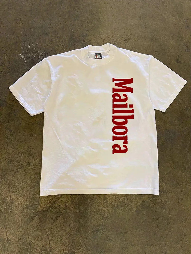 Loose Fit Cotton Short Sleeve T-Shirt Unisex Casual Comfortable Breathable Pure Cotton Double Thread T-Shirt for Summer