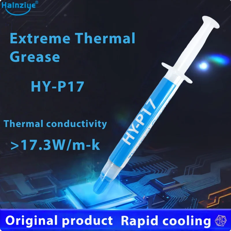 Pâte isolante à haute conductivité thermique P17, graisse de Silicone écologique pour CPU GPU pour le refroidissement des ordinateurs portables