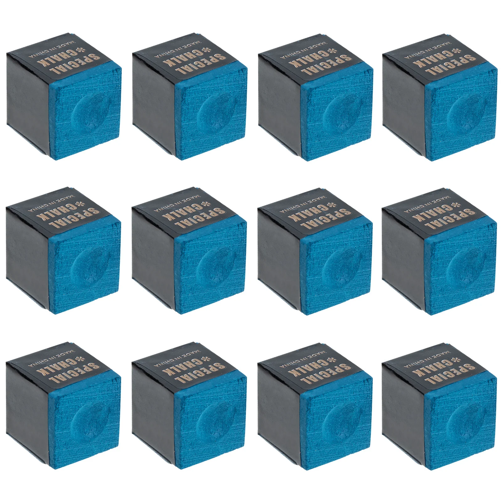 

12pcs Pool Cue Stick Pool Chalk Billiards Accessories Smooth Non-Clumping Billiards Accessories Reduces Error Rate In Play