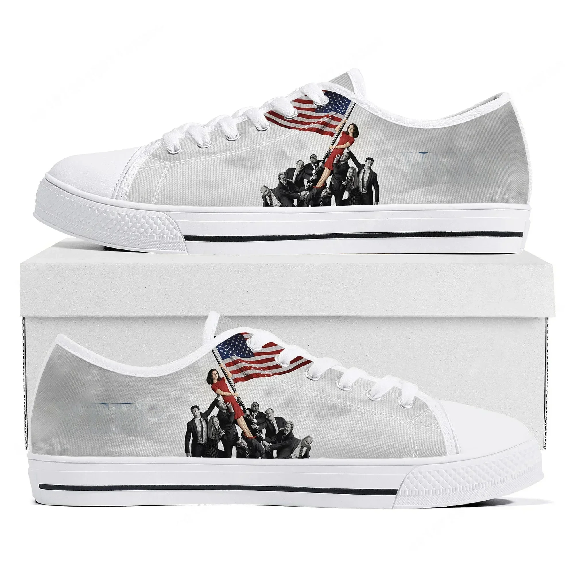 Veep Low Top Sneakers Mens Womens Teenager High Quality Selina Meyer Canvas Sneaker couple Casual Shoes Custom Made DIY Shoe