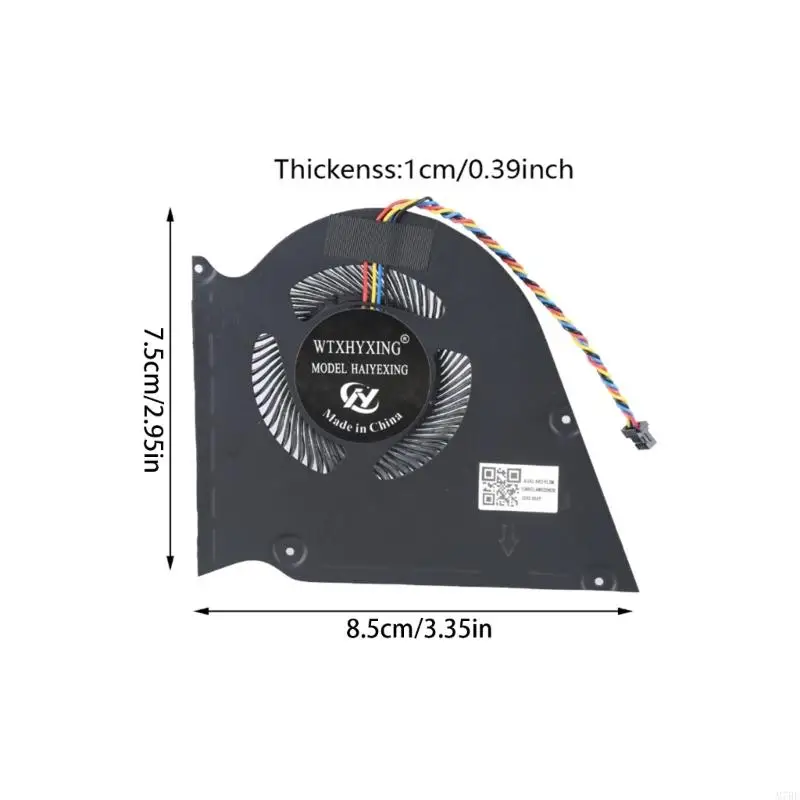 M7BE laptops reposição Fan resfriamento DC12V 1A Radiadores GPU CPU 4pin para Rog Zephyrus