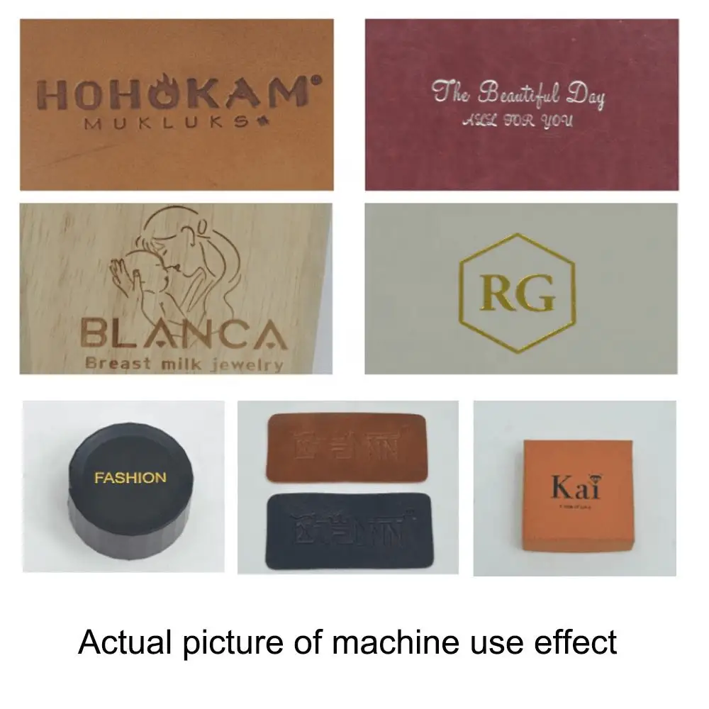 W-ST33K Electric Leather Paper Wood Machine Heat Press Machine Letters Hot Foil Stamping Machine