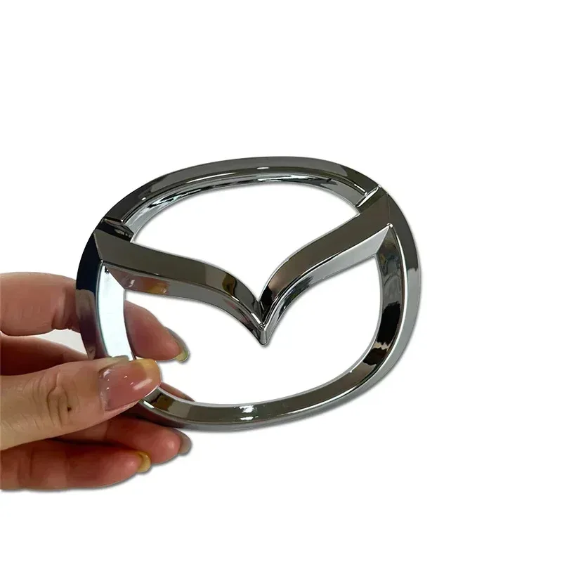 Plastic Car Front Trunk Emblem for Mazda CX5 CX-5 Steering Wheel Badge 3D Body Replaced Sticker Rear Tail Refitting Decoration
