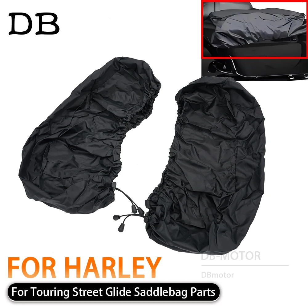 Motorcycle Saddlebag Speaker Lid Covers Rain Dust Audio Lid For Harley Touring Electra Street Glide FLHT FLHR Waterproof Parts