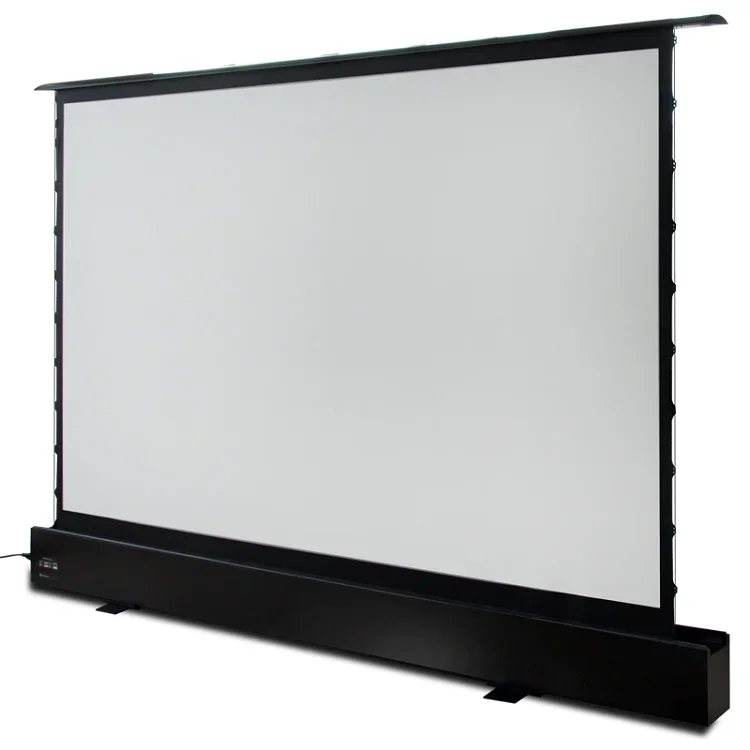 for  Gray 120 Inch  Electric Floor Rising Tab-tension Projector Screen  Floor Rising Projector Screen