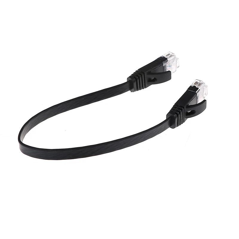 Cat6 High-speed Network Cable Patch Cord RJ45 Slim Computer Networking Cord 30cm