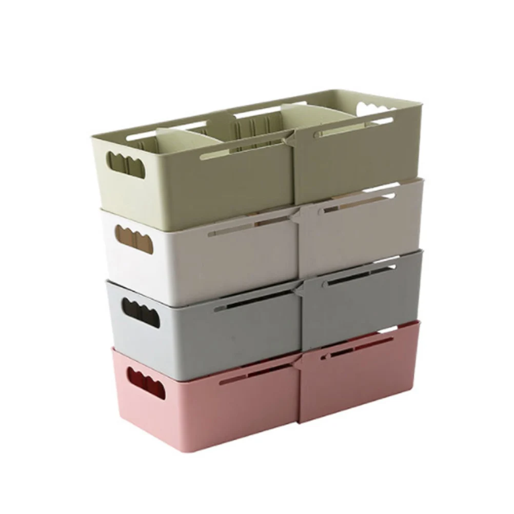 

Expandable Drawer Partition Storage Box Grey Plastic ganizer for Clothes Desktop Sundries Container Cosmetics Clothing