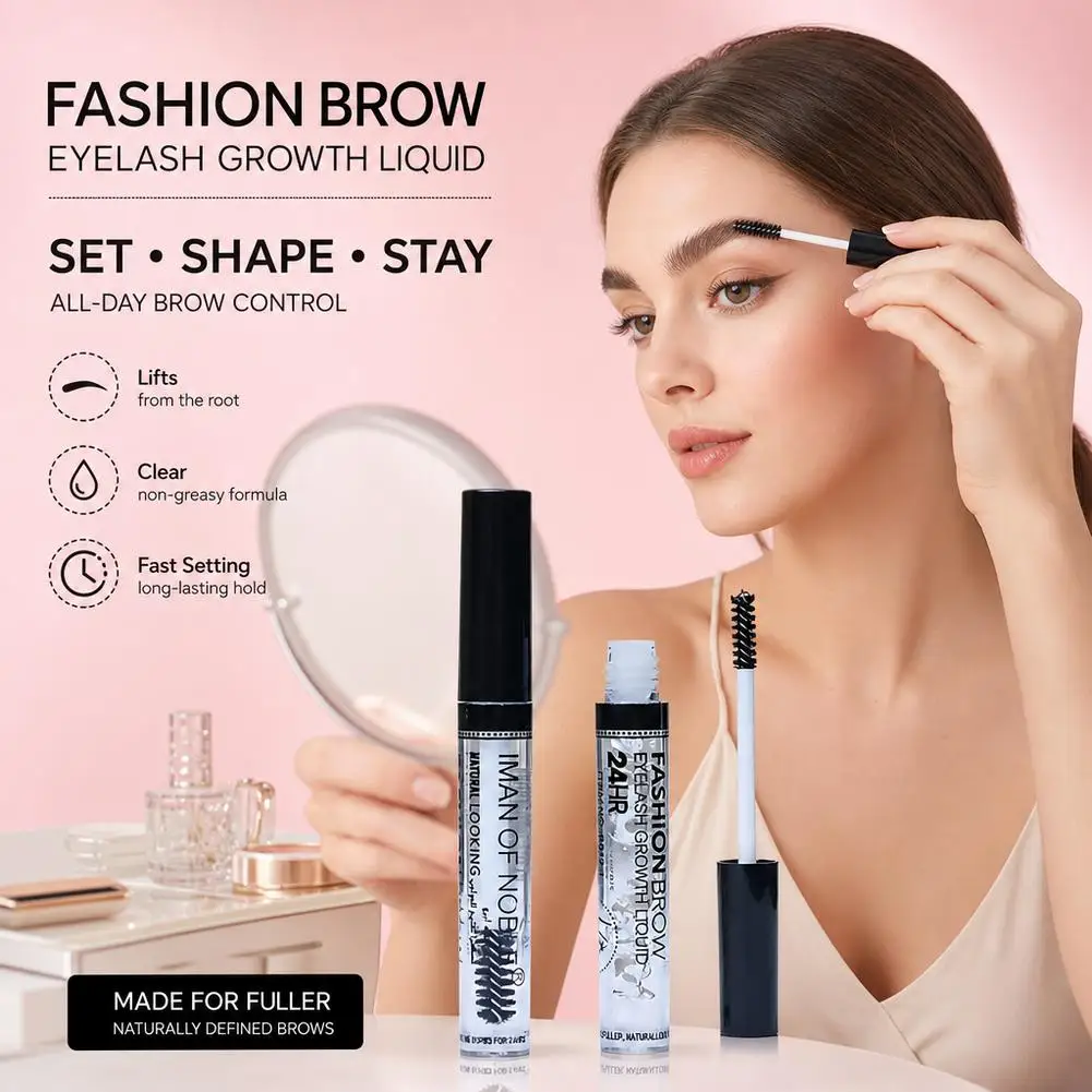 Colorless Transparent Eyebrow Styling Gel Base for Eyebrows Black Eye Makeup