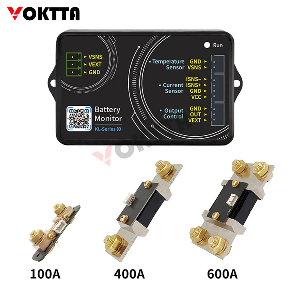 DC 0-120V Battery Capacity Tester Bluetooth Coulomb Meter Battery Monitor High-precision Voltage Current Meter Capacity Detector