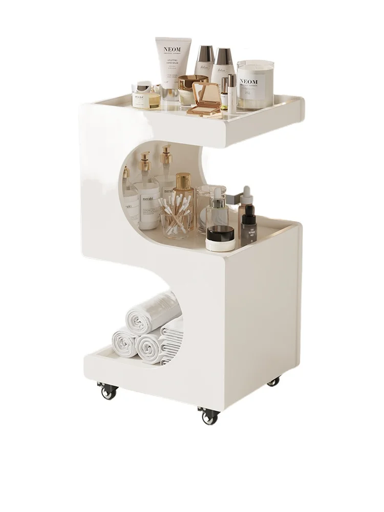 

Специальная тележка для салона красоты Уход за кожей Подвижная стойка Оборудование для ухода Косметическая тележка