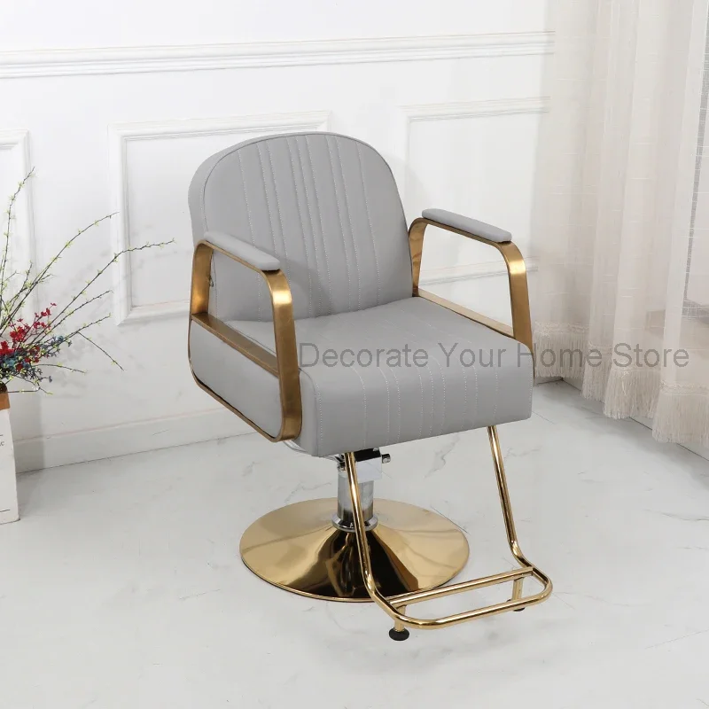 

Recliner Barber Chairs Hairdressing Rolling Comfortable Beauty Chair Beauty Makeup Barbershop Silla Barberia Salon Equipment