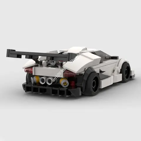 핫 시티 챔피언스 카 1985 람보르기니 카운타치 모크 빌딩 블록 테크닉 창의적 레이싱 차고 장난감 어린이 크리스마스 선물