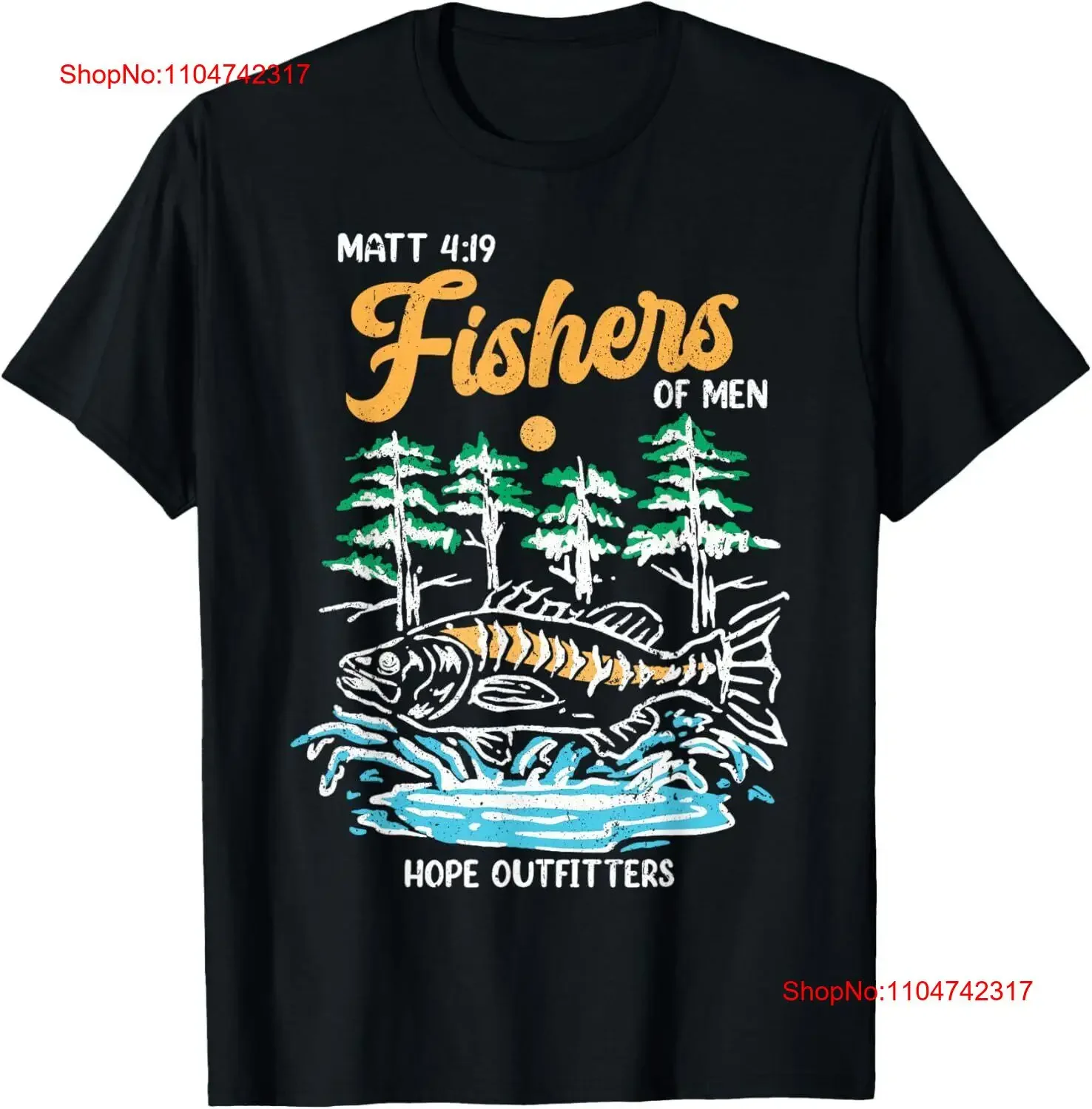Matt 4 19 pescadores de homens cristão pesca dia dos pais jesus t camisa vintage lavado roupas de grife esticado moda unisex