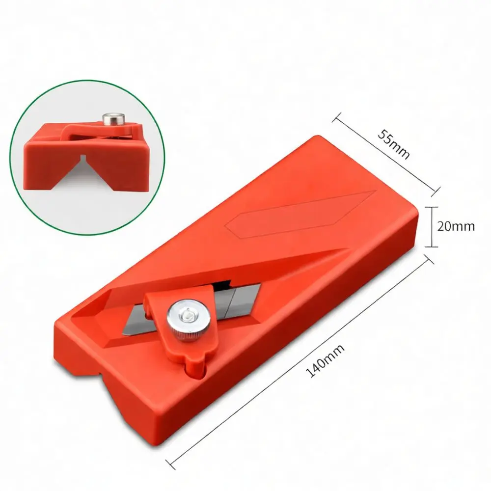 Plasterboard Chamfering Plane 45 Degree V Type Edge Trimmer Gypsum Board Grooving Hand Tool Fast Accurate Construction Carpentry