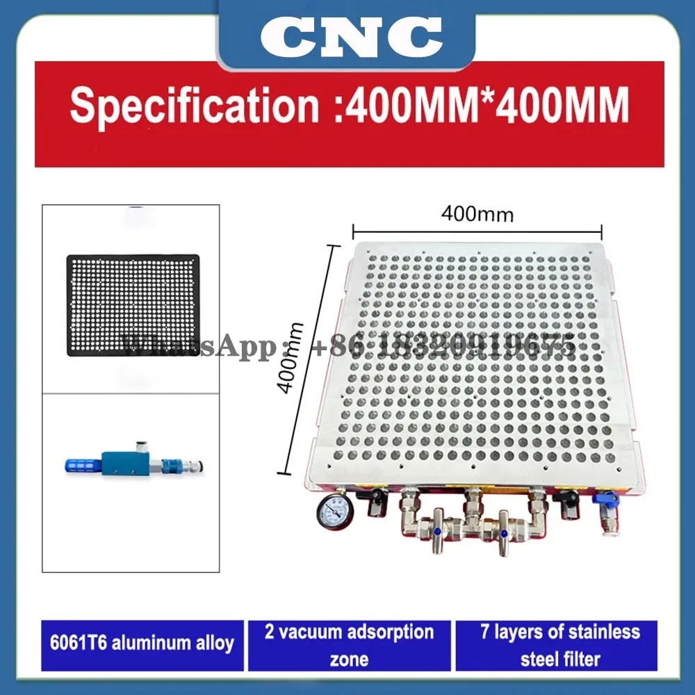 CNC machining center vacuum suction cup industrial seal-less vacuum pump porous strong adsorption platform milling machine