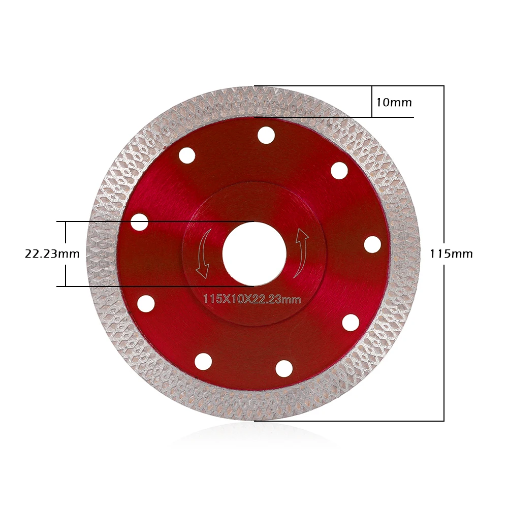 Diamond Disc 125mm/115 Porcelain Tile Ceramic Cutting Disc Dry/Wet Turbo Diamond Saw Blade Disc For Angle Grinder Metal Glass Cu