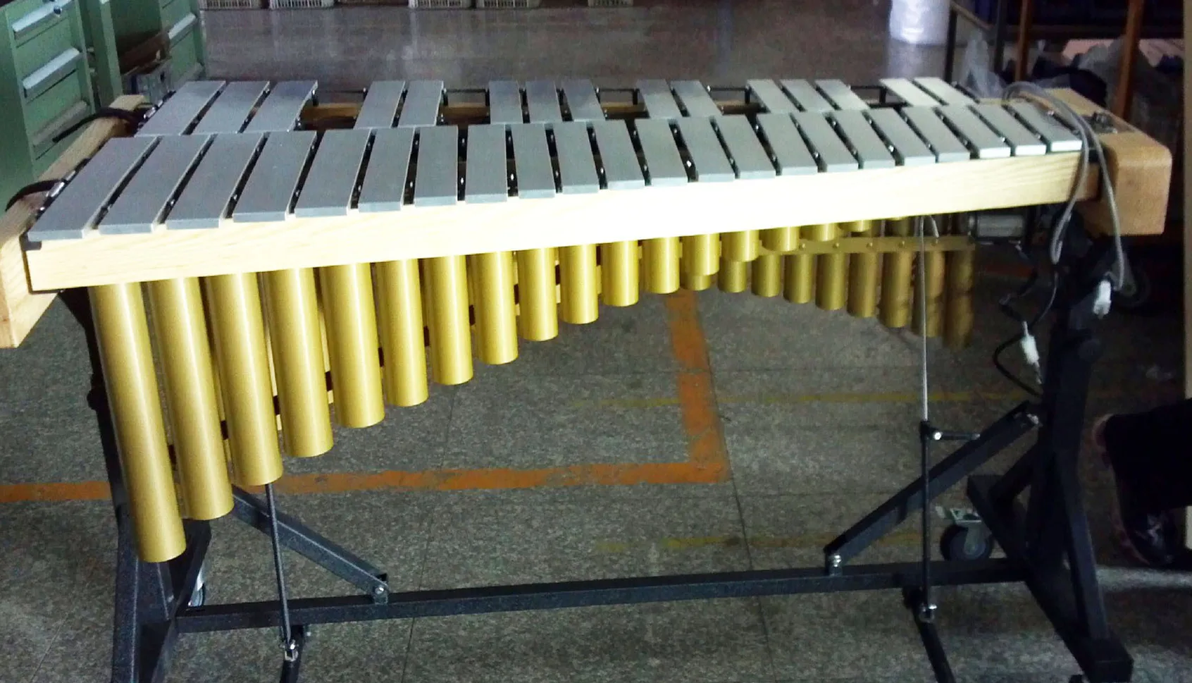 Vibrato Marimba eléctrico profesional de 37 tonos, placa de aluminio de 37 teclas, piano, arpa, Instrumento Escolar, vibraphone