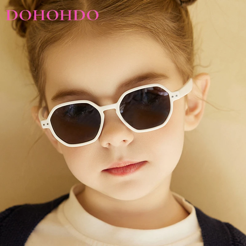 DOHOHDO Flexible Polarized Baby Sunglasses With Adjustable Strap For Toddler Newborn Infant Age 0-36 Months 100% UV Protection