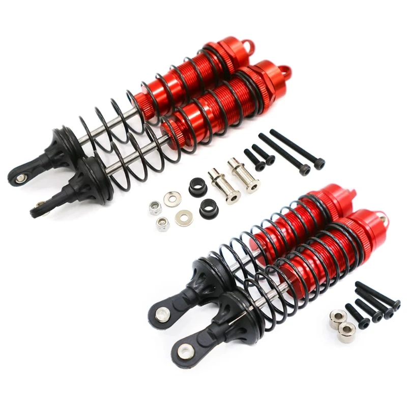 B-M 4Pcs Metal Shock Absorber 10001 10043 for VRX Racing RH1043 RH1045 RH1043SC RH1045SC 1/10 RC Car Upgrade Parts,2