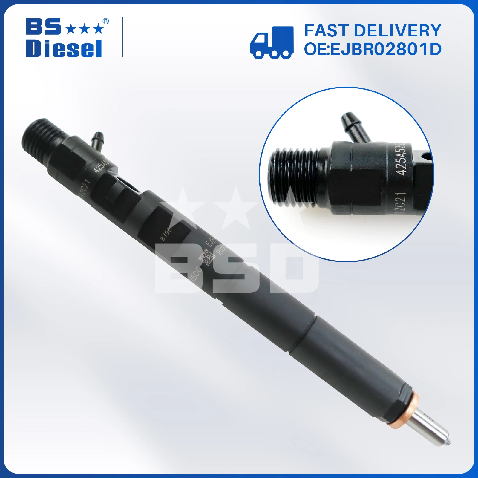 High Quality Common Rail Diesel Fuel Injector Nozzle 33800-4X500 33801-4X500 EJBR02801D for Carnival 2.9 CRDi