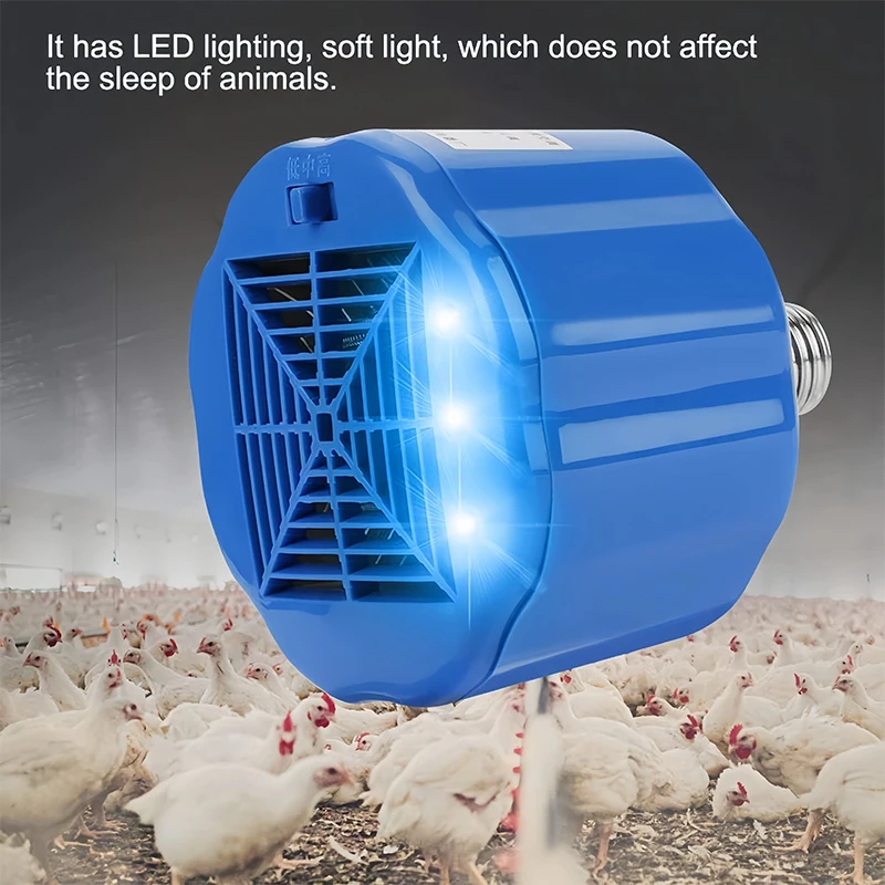 Lâmpada de aquecimento de frango ferramenta de fazenda 100-300w animal de estimação luz quente leitão pato pássaro mantendo lâmpada quente com controlador de temperatura