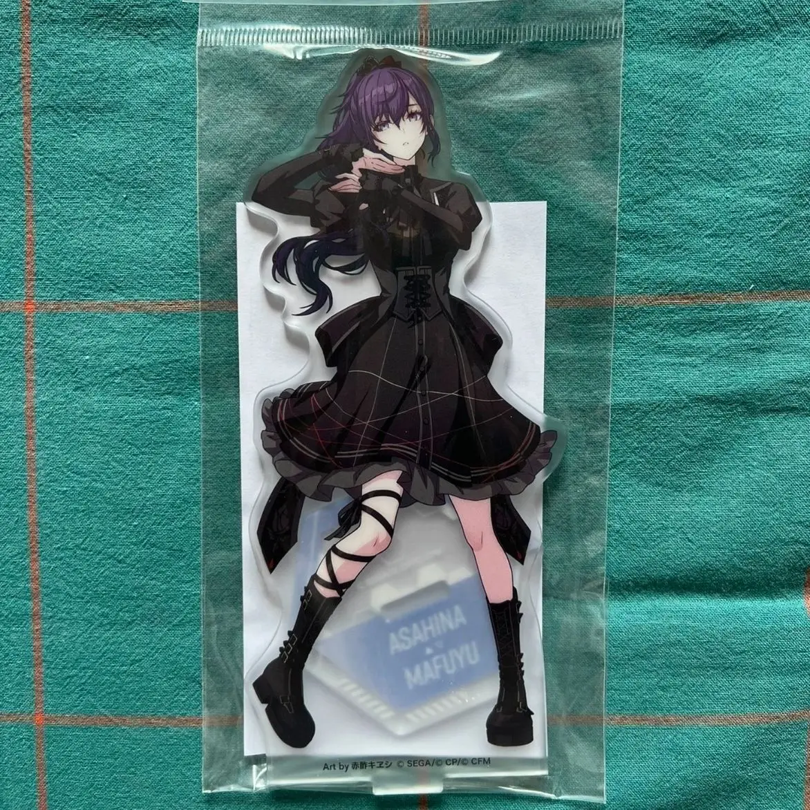 Anime projeto sekai asahina mafuyu cosplay acrílico suporte modelo figura dos desenhos animados placa decoração de mesa presente natal menina