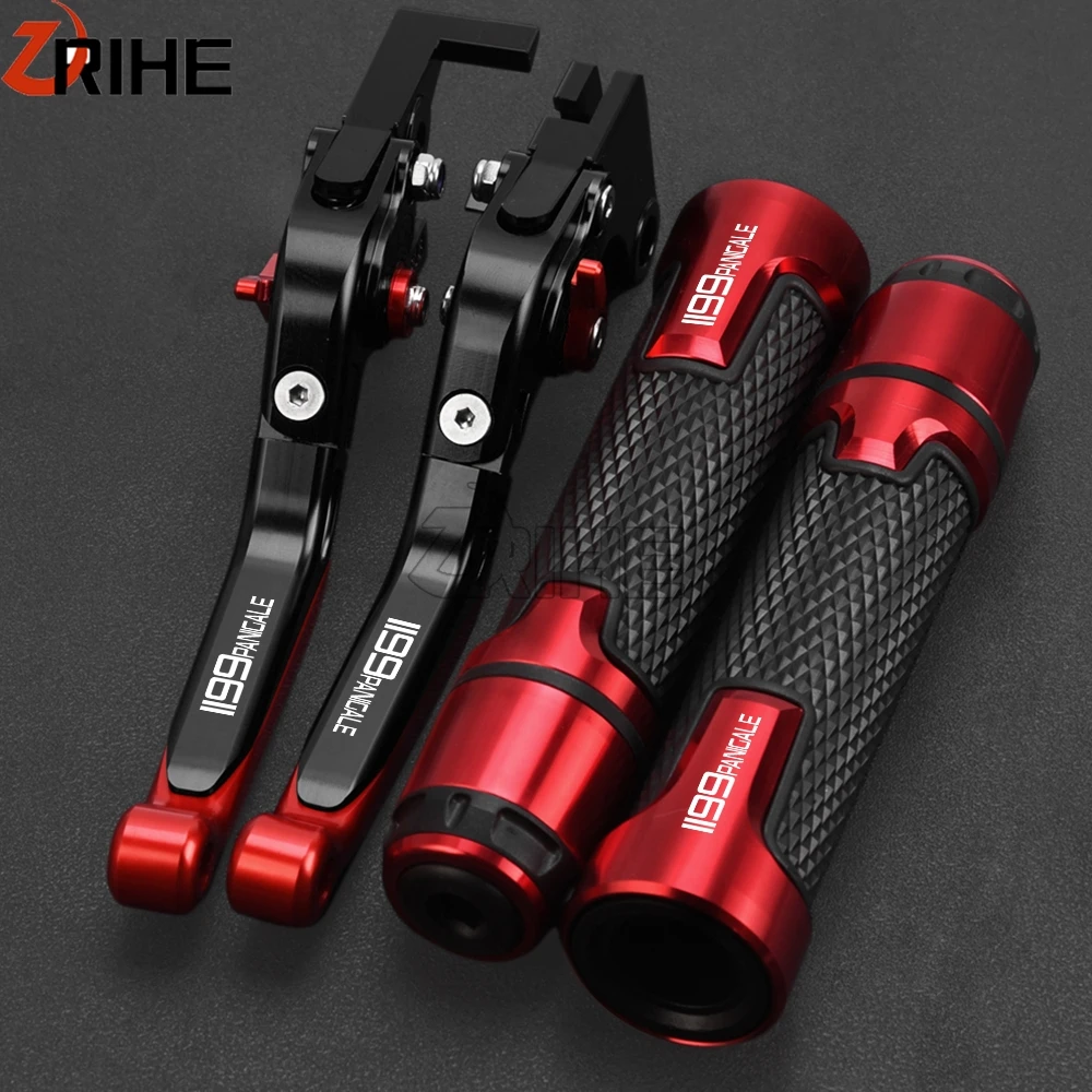 Motorcycle Adjustable & Foldable Brake Clutch Levers Handbar Grips FOR DUCATI 1199Panigale S 1190PANIGALE S 2012 2013 2014 2015