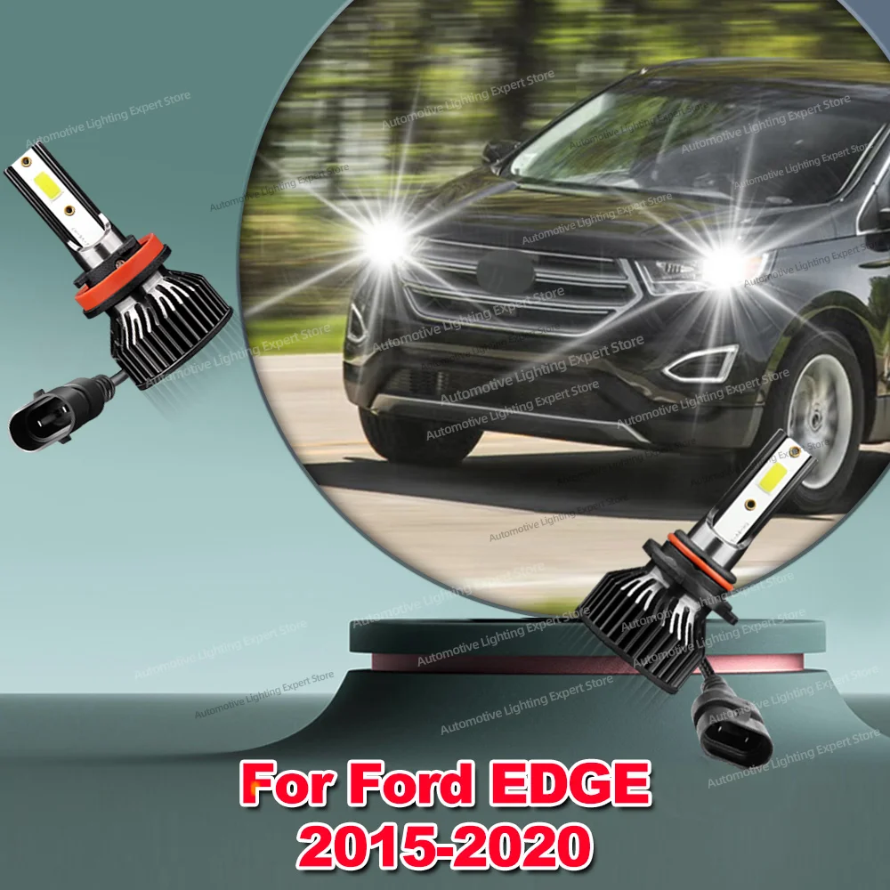 

2/4Pcs LED Car Headlight 180W CANBUS Bulb H11 HB3 Super Bright Auto Lamp For Ford EDGE 2015 2016 2017 2018 2019 2020