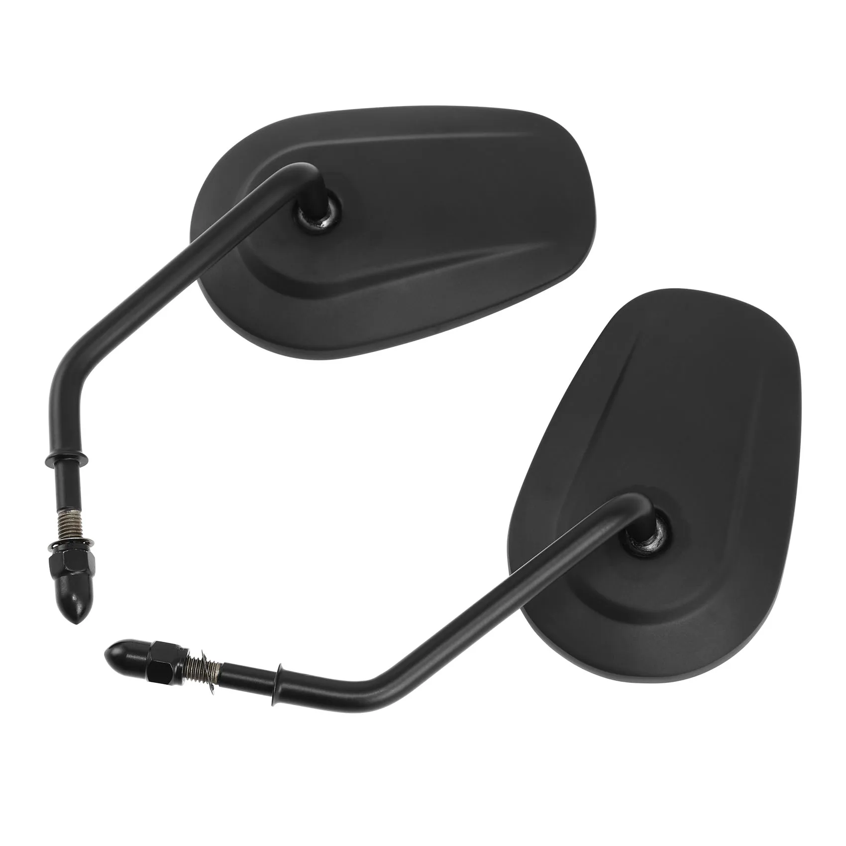 Motorcycle 8mm Rear View Side Mirrors For Harley Touring Road King Fatboy SPORTSTER XL883 1200 Forty Eight Dyna Heritage Softail