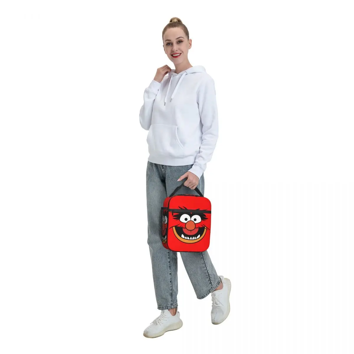 Custom Muppets Animal Costume Lunch Bag Women Thermal Cooler Insulated Lunch Box for Children School