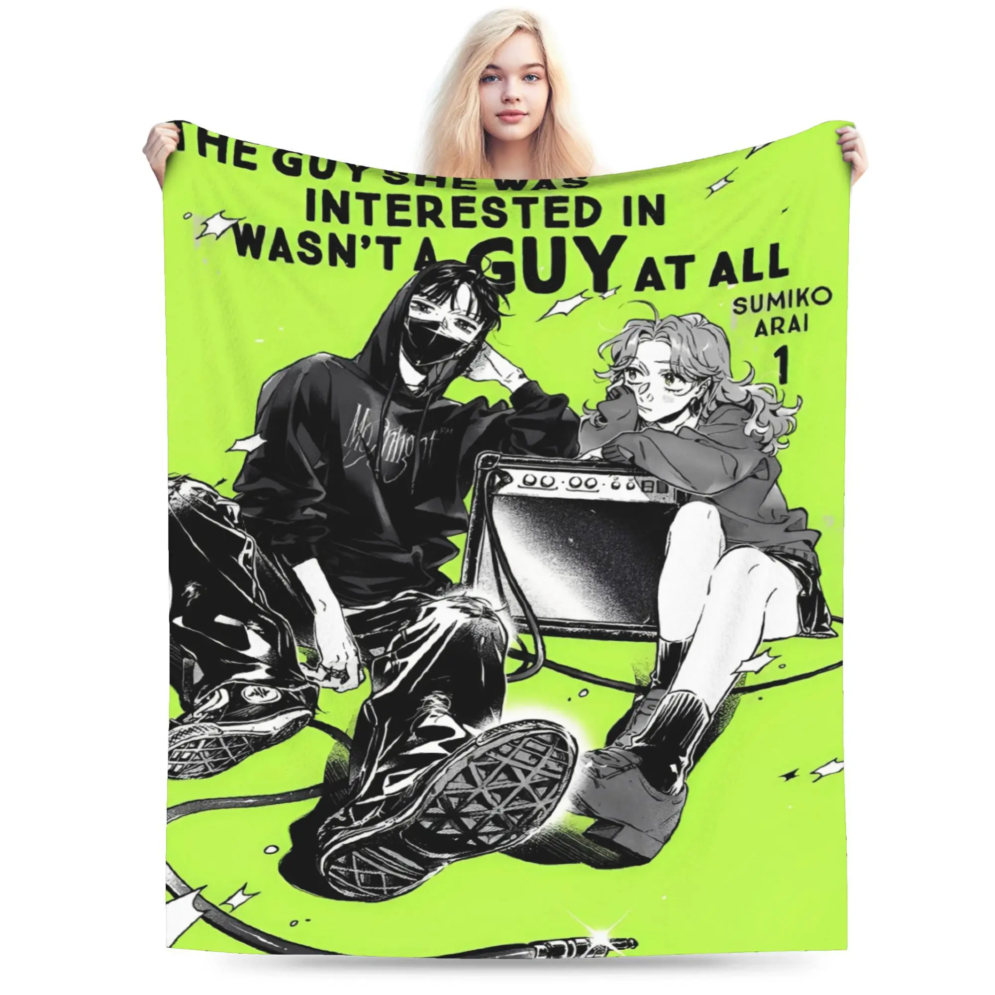 مريح الرجل الذي كان اهتمامًا في لم يكن الرجل في كل بطانية أشياء غرفة الزخرفية رمي بطانية الفانيلا الناعمة للسيارة