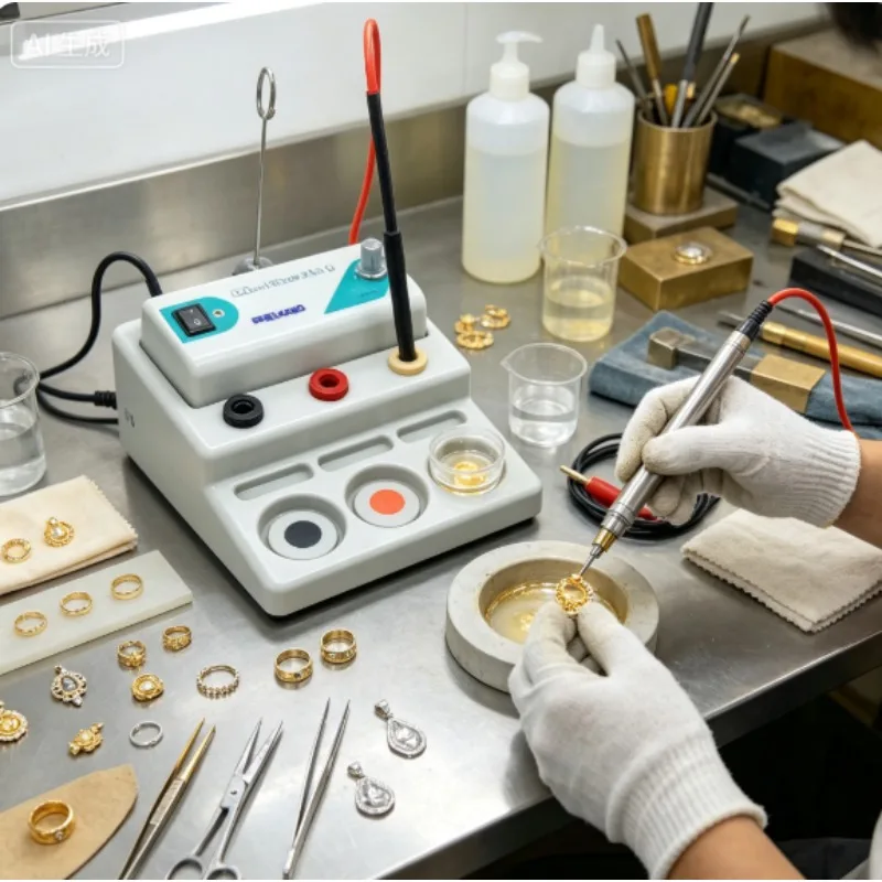 220V Stift-Galvanisierungssystem Rhodinette Stift-Galvanisiergerät Gold Silber Schmuck-Galvanisierungsmaschine Galvanisierungswerkzeug für Goldschmiede