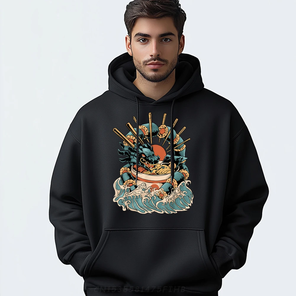 

Sushi Dragon Ramen Luxury Designer Sweater New In Hoodies & Sweatshirts Mens Christmas Sweater