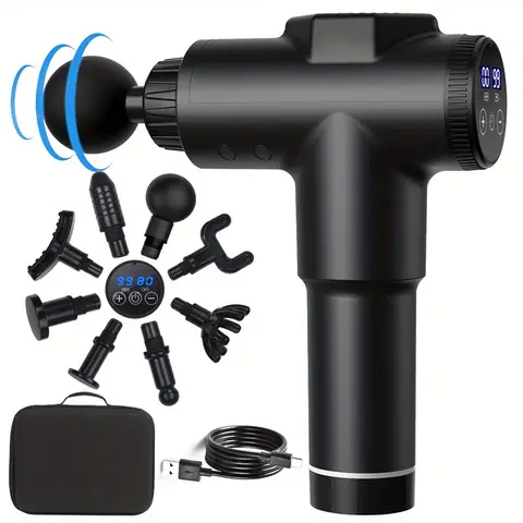Massage Gun 99-Speed Deep Muscle Percussion Massager with Carry Case Perfect Gift for Athletes and Fitness Enthusiasts