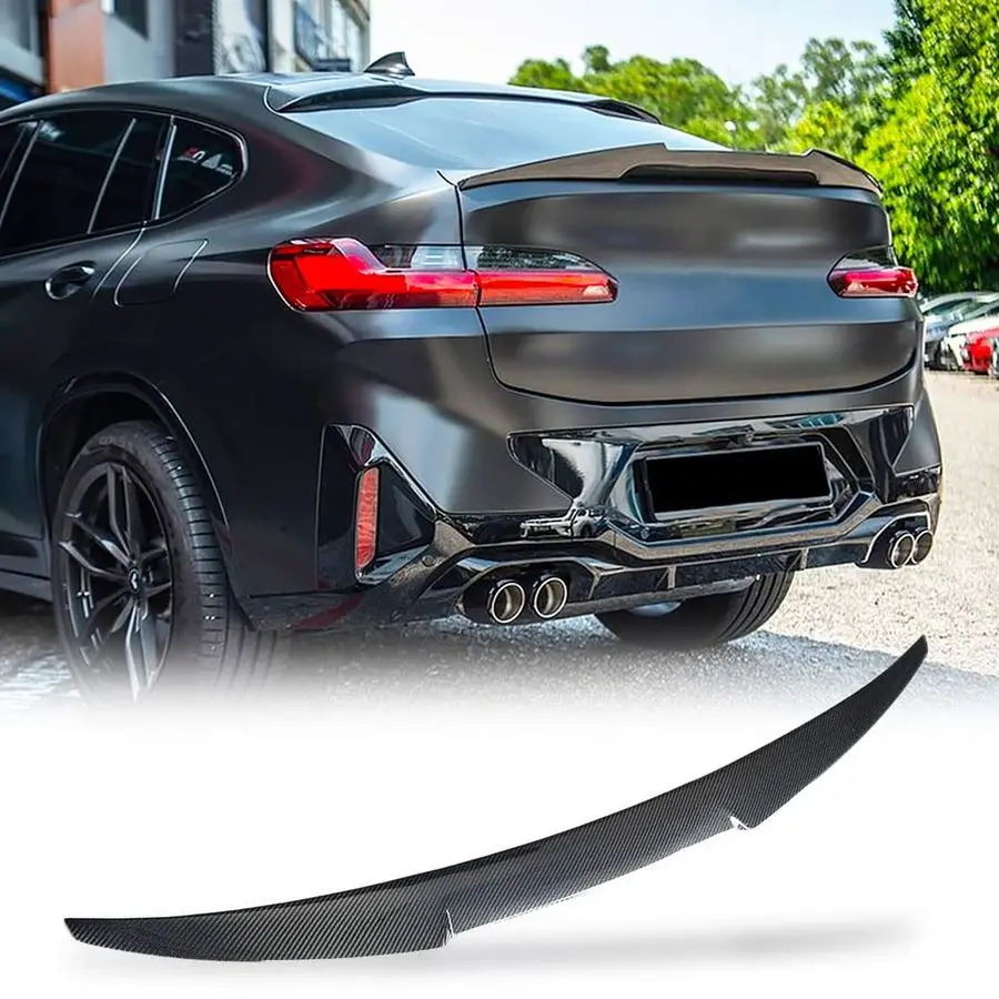 

Спойлер багажника из углеродного волокна для BMW X4 G02 X4M F98 20192025, задний спойлер Highkick, заводской магазин