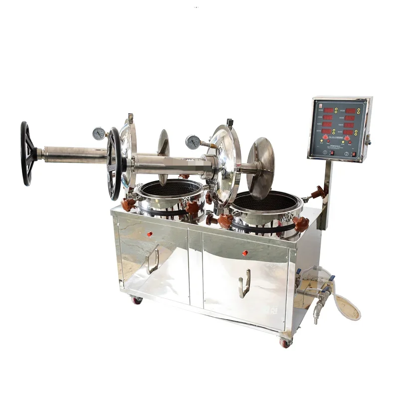 Traditional Chinese Medicine Decoction Machine Press Double Three Cylinders Automatic Closed High Pressure Packaging