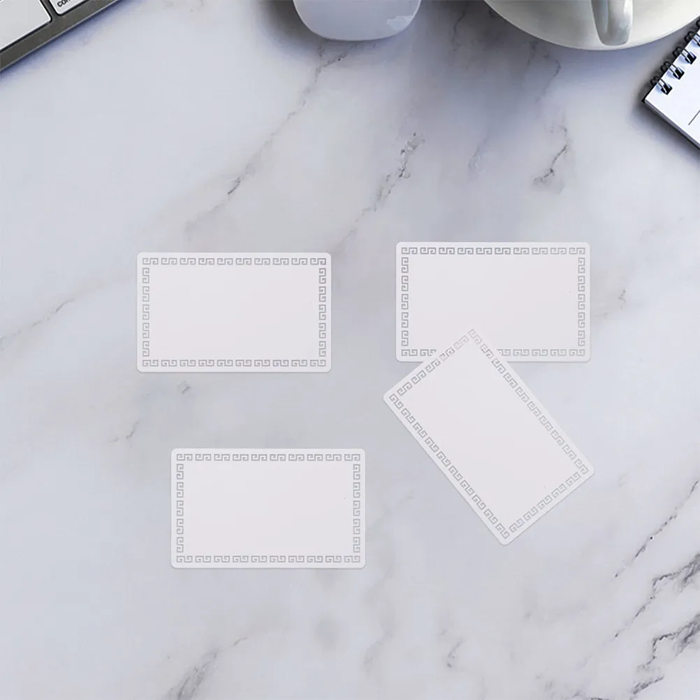 

10Pcs 86x54mm Blank Sublimation Aluminum Business Cards Smooth Edge Double Sided Printable Metal Cards for Events Rewards Logos