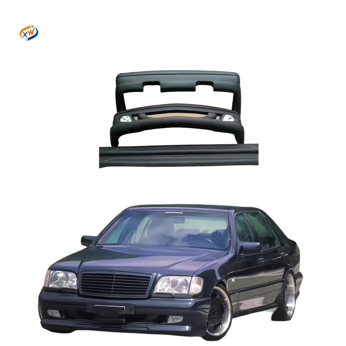 For  s-class automotive body parts to W140 old replacement with car bumper body kit