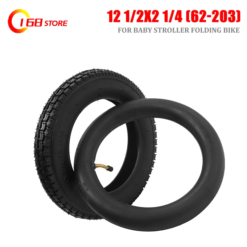 

12 1/2x2 1/4 62-203 Tire Inch Pneumatic Universal Tyre for Baby Stroller Folding Bike Electric Vehicle