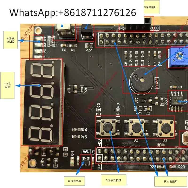 1pcs New KEA128 Multi Function Expansion Board Freescale Electronic Building Block Compatible with KEAZ64 Development Kit