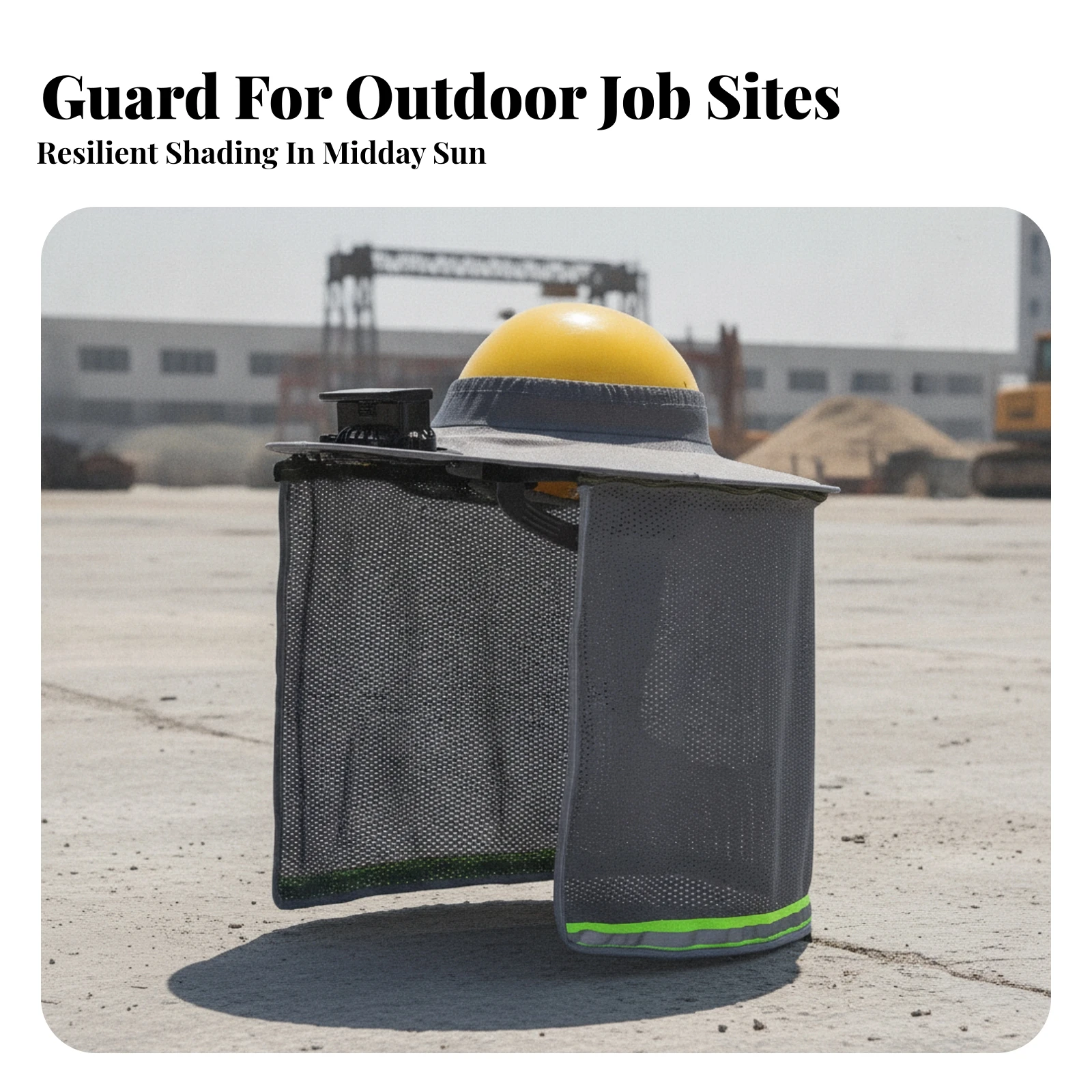 Helmet Sunshade with Fan Cooling Helmet Visor with Solar Panel Hard Hat Sun Shade Breathable Hard Hat Shade Foldable