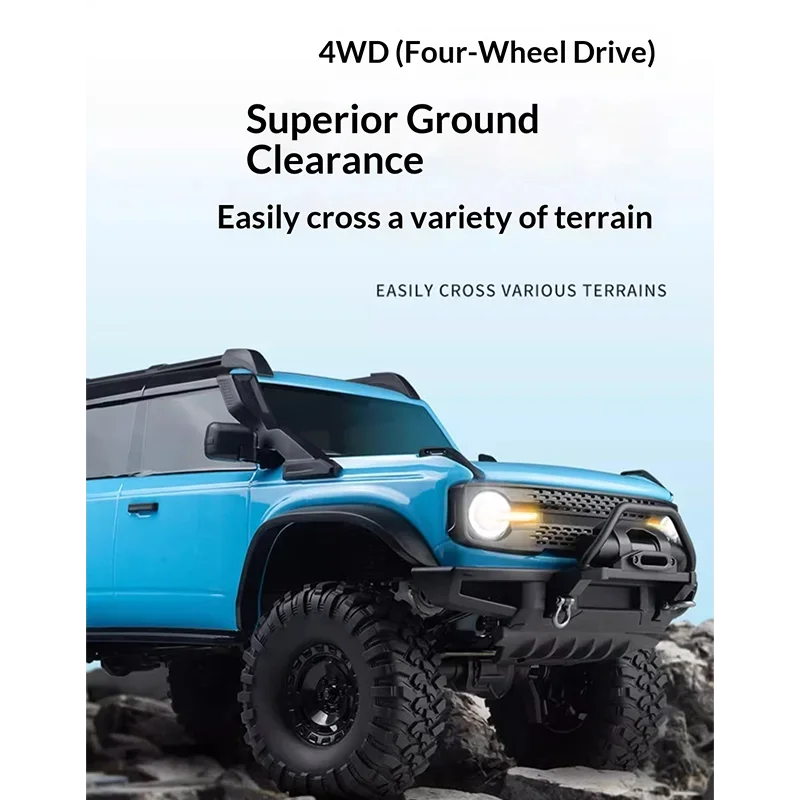 

Urban Off-Ro Ford Wrangler RC Remote Control Car Climbing Vehicle 4WD Off road Vehicle Professional Adult Differential Lock 1/10