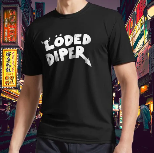 Loded Diper Active T-Shirt Funny Logo Tee Men's T-Shirt