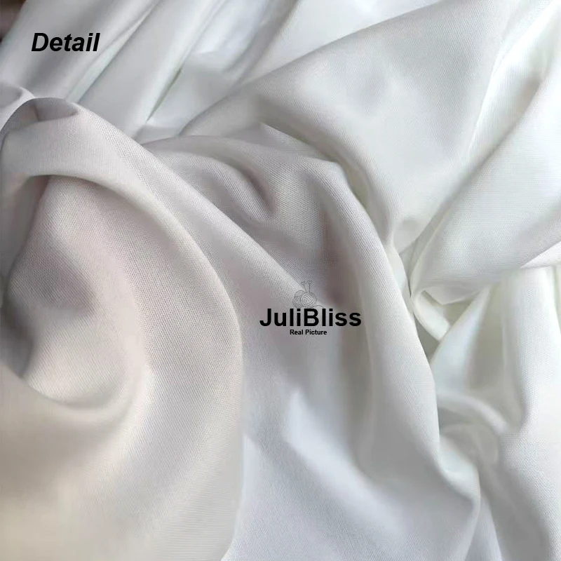 Wide 80cm Elastic Knit Fabric Good Drape Cloth for Wedding Party Backdrop Birthday Celebration Decoration DIY Sewing Material