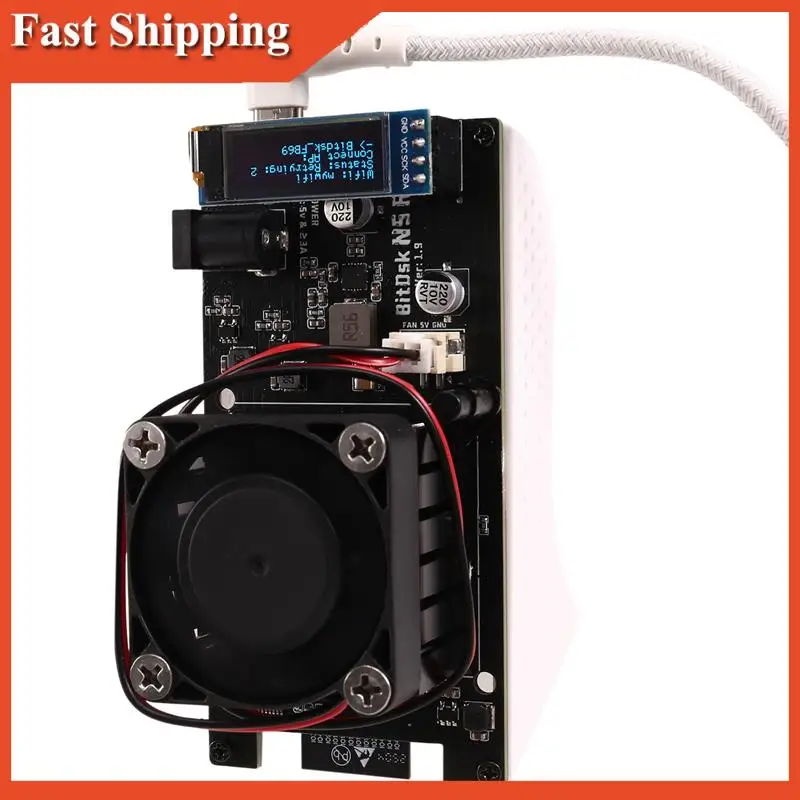 

Efficient Efficient Bitaxe Miner BM1397 200Gh/S BTC Solo ASIC, Bitcoin Mining Stand-Alone Device With EU Plug