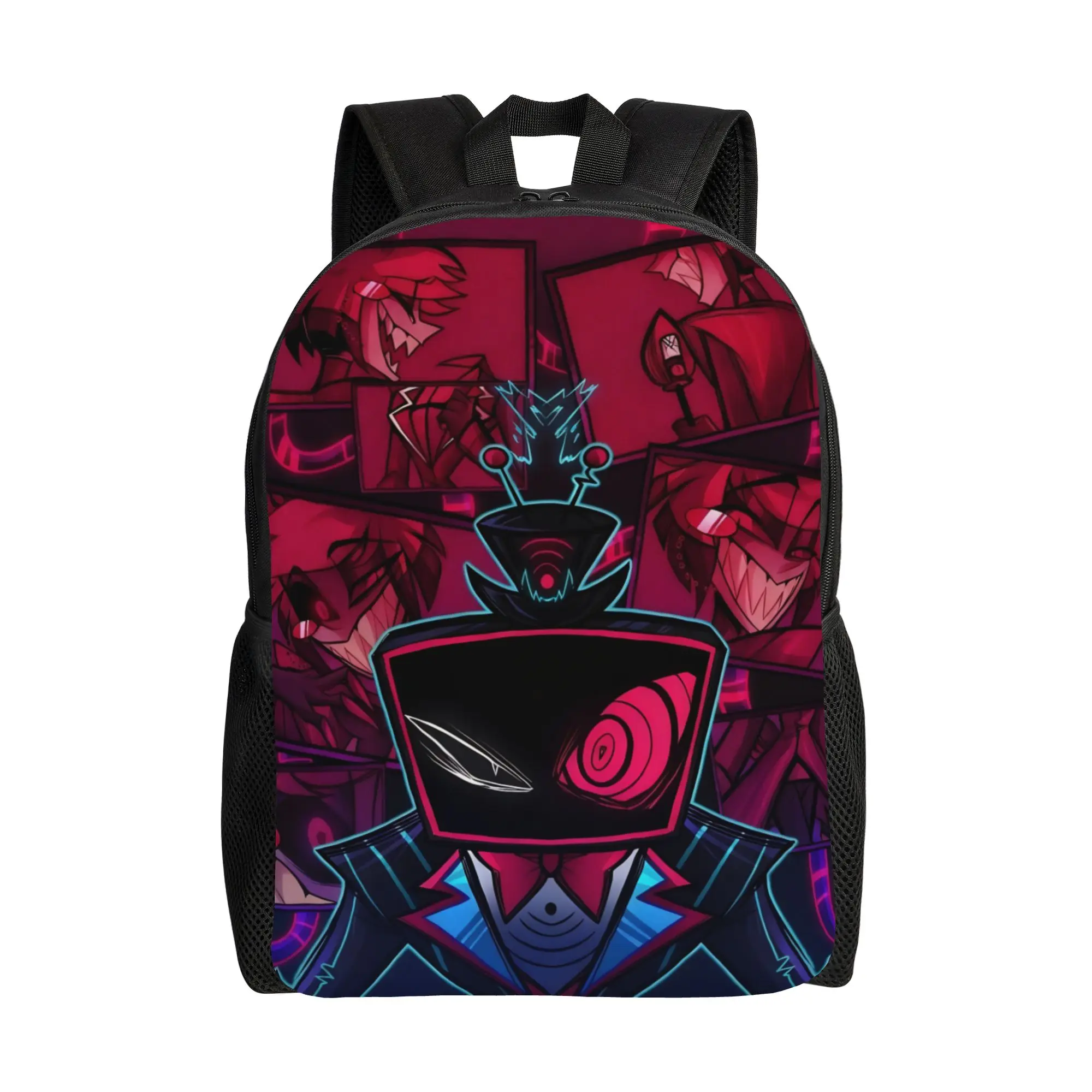 

Рюкзак TV Vox Hazbined Hotels Comedy для мужчин и женщин, модный студенческий рюкзак для походов и путешествий, сумка через плечо для колледжа с карманом