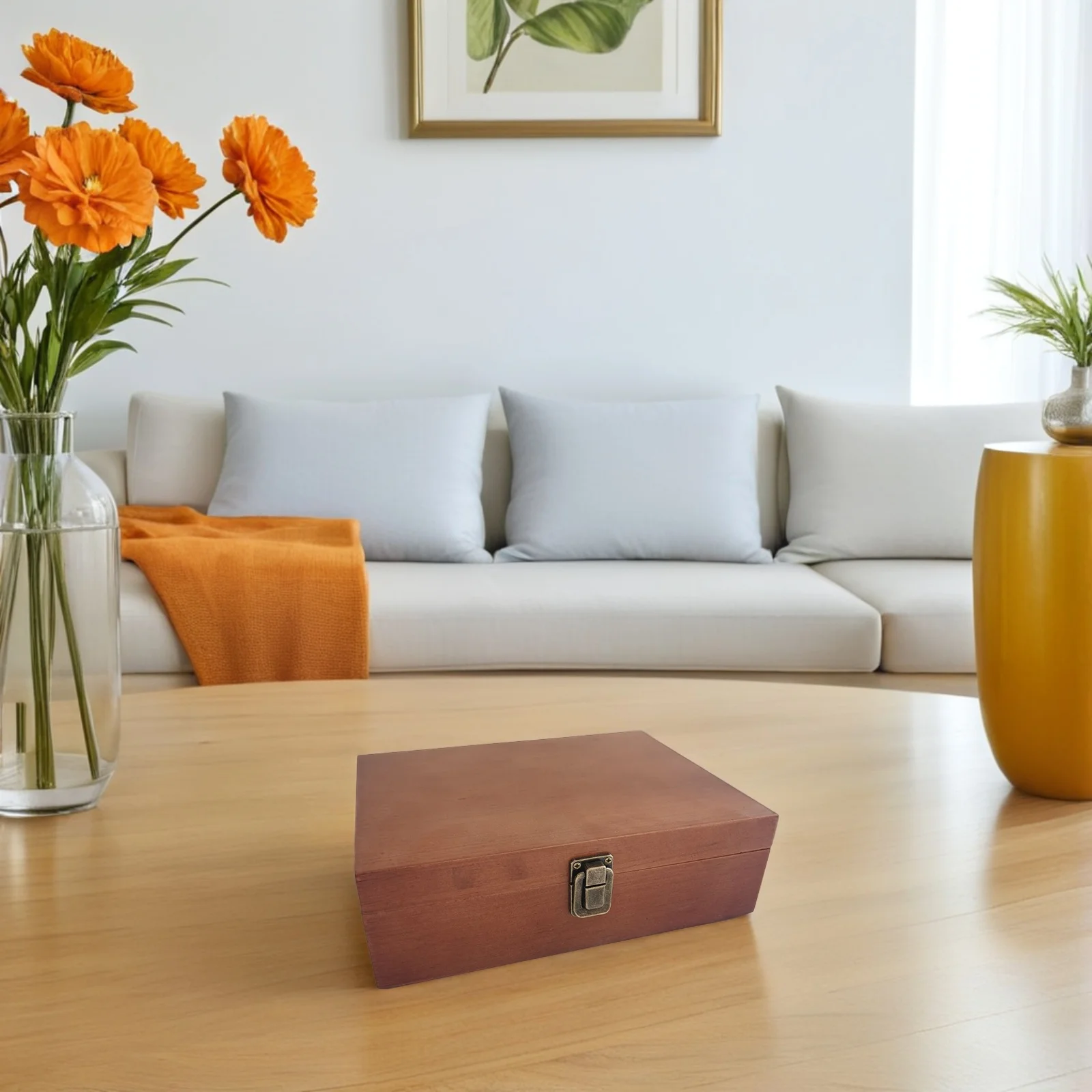 48 فتحة صندوق تخزين الزيوت العطرية علبة خشبية حامل مُنظِم حاوية عطر طلاء الأظافر حامل عرض الزيت العطري #5